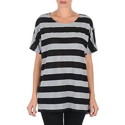 Abbigliamento Donna T-shirt maniche corte Vero Moda CHELLA 2/4 LONG TOP KM Grigio / Nero