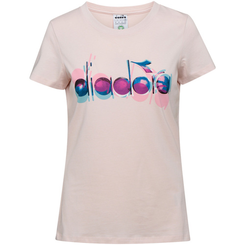 Abbigliamento Donna T-shirt & Polo Diadora 502176088 Rosa