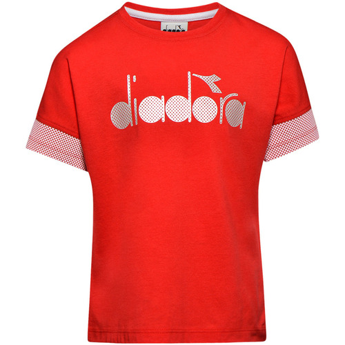 Abbigliamento Bambina T-shirt maniche corte Diadora 102175914 Rosso