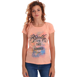 Abbigliamento Donna T-shirt & Polo Key Up 5D59S 0001 Arancio