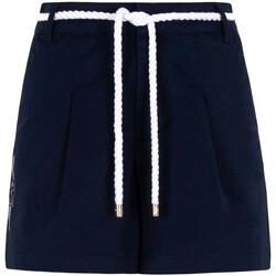 Abbigliamento Donna Shorts / Bermuda Ea7 Emporio Armani 3KTS54 TN3EZ Blu