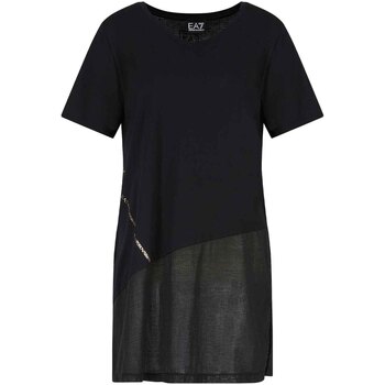 Abbigliamento Donna T-shirt maniche corte Ea7 Emporio Armani 3KTT36 TJ4PZ Nero
