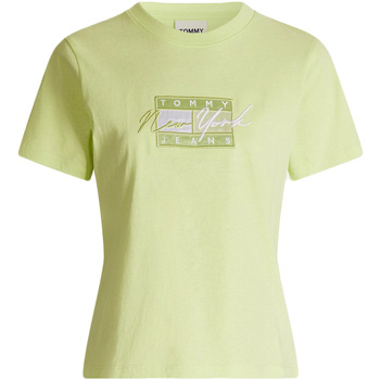 Abbigliamento Donna T-shirt & Polo Tommy Jeans DW0DW09813 Verde