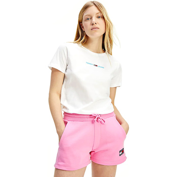 Abbigliamento Donna T-shirt & Polo Tommy Jeans DW0DW09818 Bianco