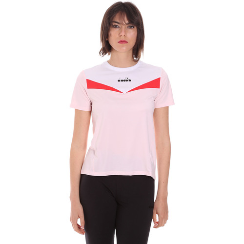 Abbigliamento Donna T-shirt & Polo Diadora 102175659 Rosa