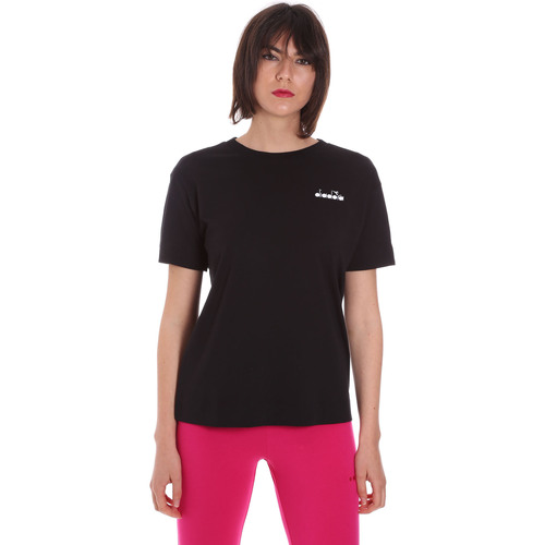 Abbigliamento Donna T-shirt & Polo Diadora 102175873 Nero
