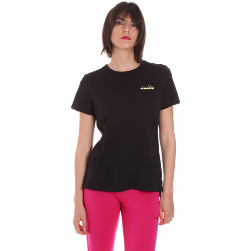 Abbigliamento Donna T-shirt & Polo Diadora 102175882 Nero