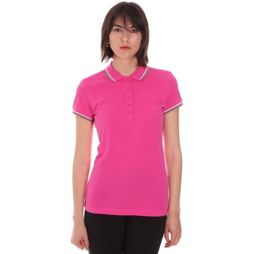 Abbigliamento Donna T-shirt & Polo Diadora 102161015 Rosa