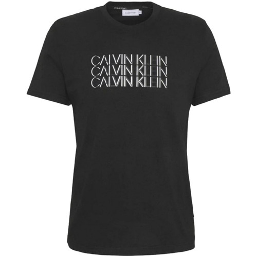 Abbigliamento Uomo T-shirt & Polo Calvin Klein Jeans K10K107158 Nero
