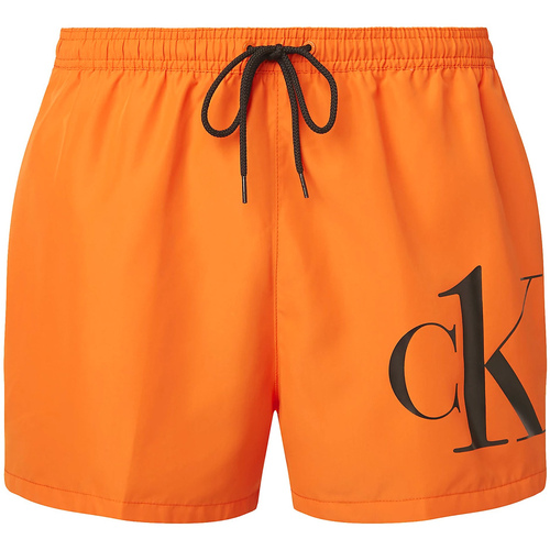 Abbigliamento Uomo Costume / Bermuda da spiaggia Calvin Klein Jeans KM0KM00591 Arancio