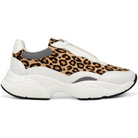 Scarpe Donna Sneakers Ed Hardy - Insert runner-wild white/leopard Bianco
