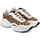Scarpe Donna Sneakers Ed Hardy Insert runner-wild white/leopard Bianco