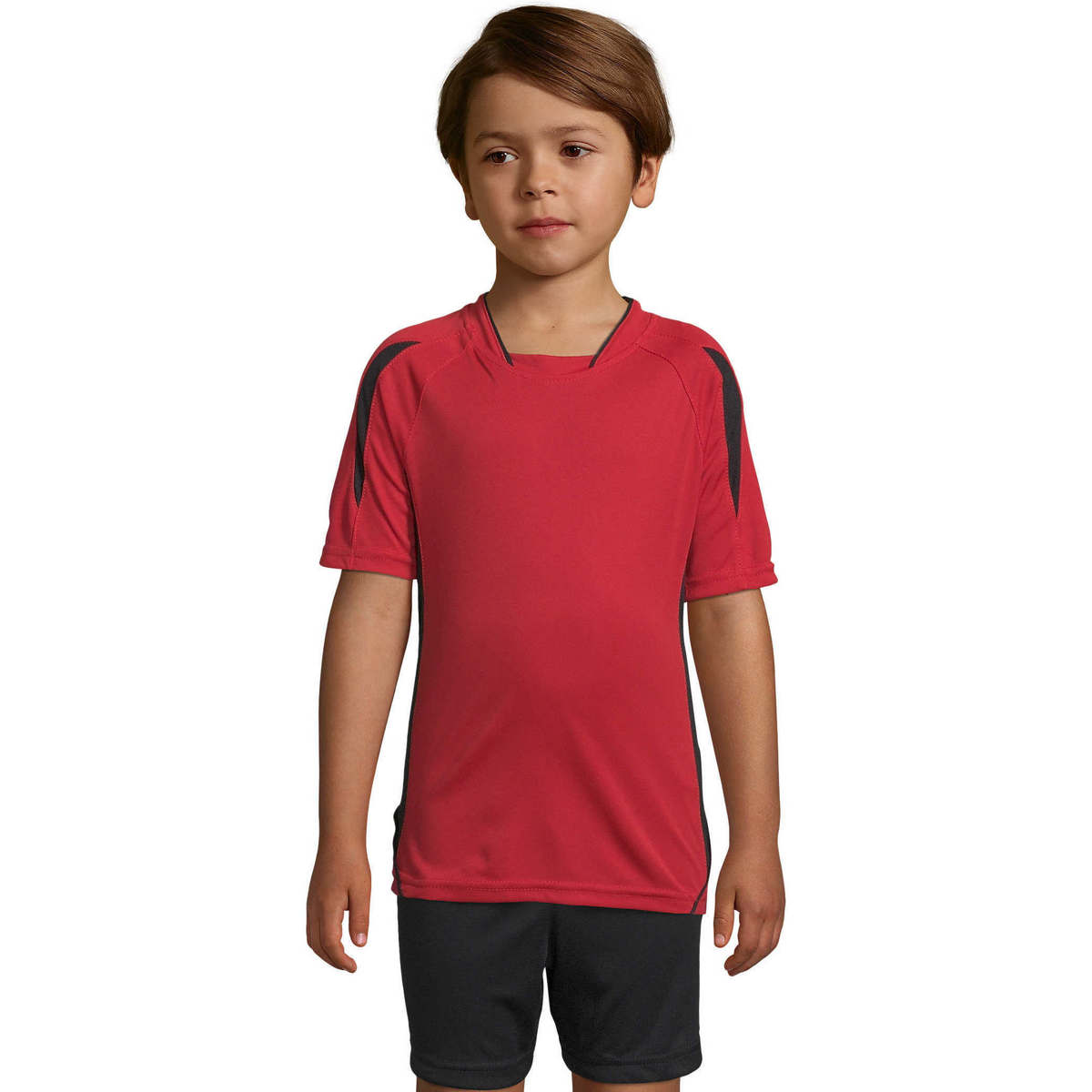 Abbigliamento Unisex bambino T-shirt maniche corte Sols Maracana - CAMISETA NIÑO MANGA CORTA Rosso