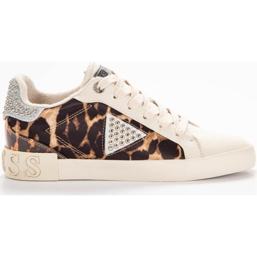 Scarpe Donna Sneakers basse Guess Pink leopard Giallo