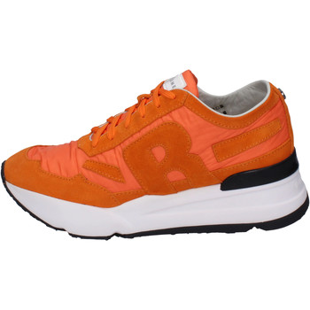 Scarpe Uomo Sneakers Rucoline BH388 Sneakers Camoscio Arancione