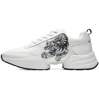 Scarpe Uomo Sneakers basse Ed Hardy - Caged runner tiger white-black Bianco