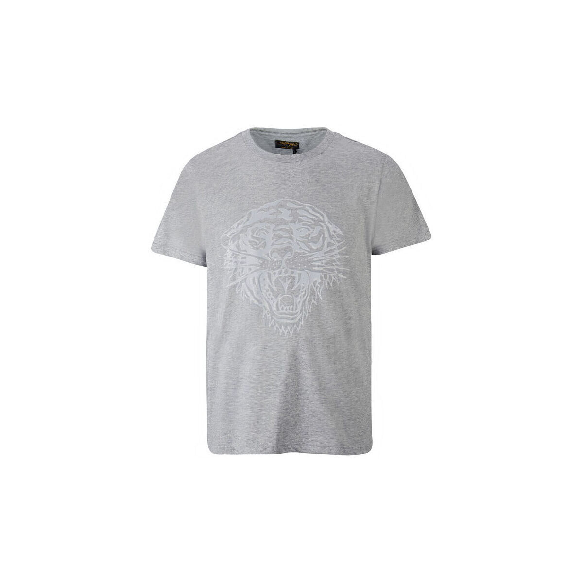 Abbigliamento Uomo T-shirt maniche corte Ed Hardy Tiger glow t-shirt mid-grey Grigio