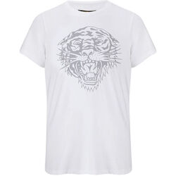 Abbigliamento Uomo T-shirt maniche corte Ed Hardy - Tiger-glow t-shirt white Bianco