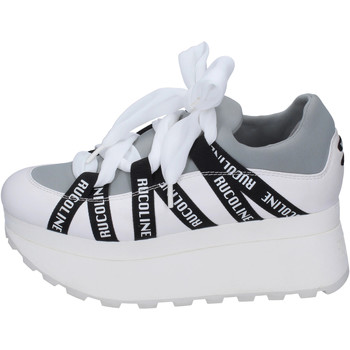 Scarpe Donna Sneakers Rucoline BH412 Sneakers Pelle Bianco
