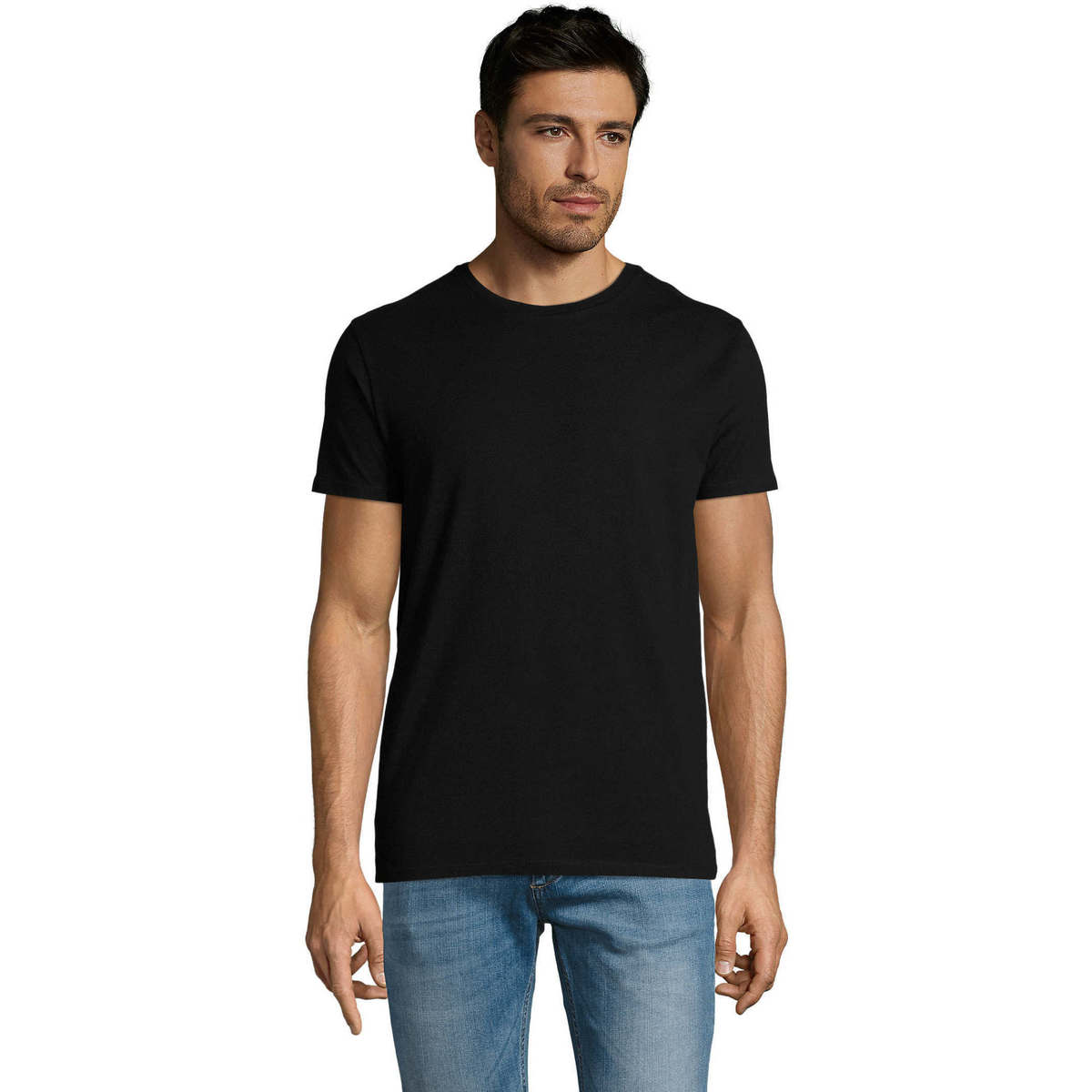 Abbigliamento Uomo T-shirt maniche corte Sols Martin camiseta de hombre Nero