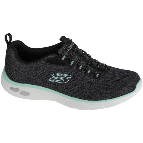 Scarpe Donna Sneakers basse Skechers Empire D'Lux-Lively Wind Nero