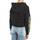 Abbigliamento Donna T-shirt & Polo GaËlle Paris Felpa con cappuccio  hoodie colore nero donna E21GE11 Nero