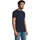 Abbigliamento Uomo T-shirt maniche corte Sols Camiserta de hombre de cuello redondo Blu