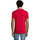 Abbigliamento Uomo T-shirt maniche corte Sols Camiserta de hombre de cuello redondo Rosso