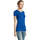 Abbigliamento Donna T-shirt maniche corte Sols Camiserta de mujer de cuello redondo Blu