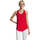 Abbigliamento Donna Top / T-shirt senza maniche Sols Moka camiseta mujer sin mangas Rosso