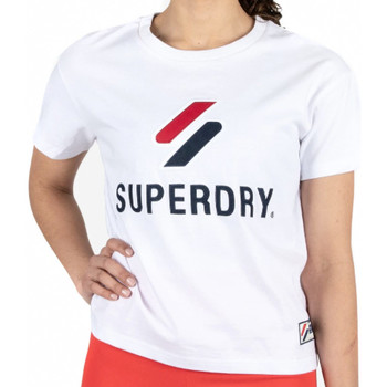 Abbigliamento Donna T-shirt maniche corte Superdry Classic Bianco