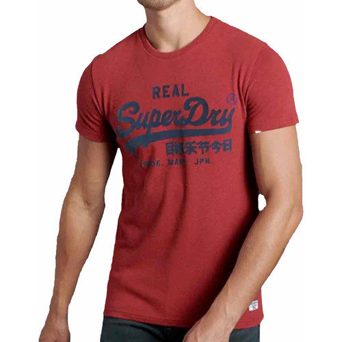 Abbigliamento Uomo T-shirt maniche corte Superdry Style real Rosso