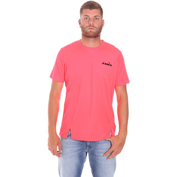 Abbigliamento Uomo T-shirt & Polo Diadora 102175681 Rosa