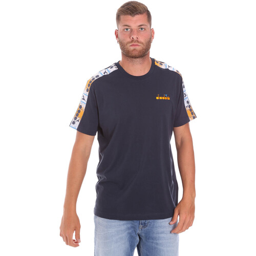 Abbigliamento Uomo T-shirt & Polo Diadora 502176085 Blu
