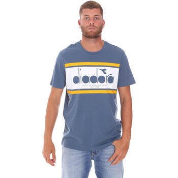 Abbigliamento Uomo T-shirt & Polo Diadora 502176632 Blu