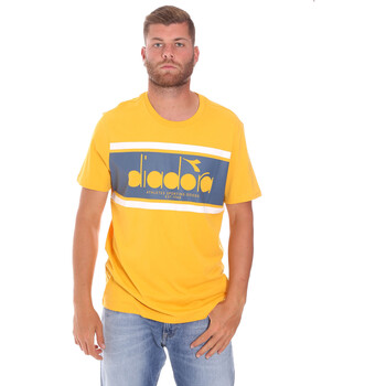 Abbigliamento Uomo T-shirt & Polo Diadora 502176632 Giallo