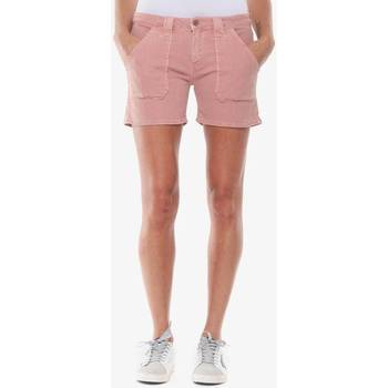 Abbigliamento Donna Shorts / Bermuda Le Temps des Cerises Shorts shorts in jeans OLSEN2 Giallo