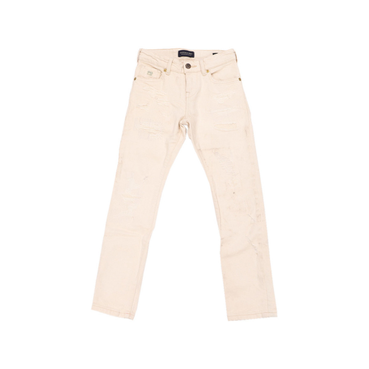 Abbigliamento Bambino Jeans skynny Scotch & Soda 134572-14 Bianco
