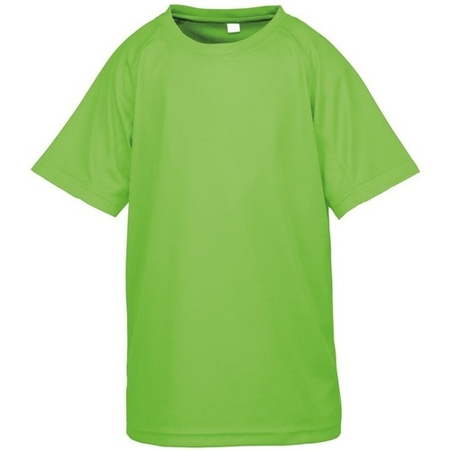 Abbigliamento Bambino T-shirts a maniche lunghe Spiro S287J Verde