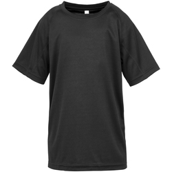 Abbigliamento Unisex bambino T-shirt maniche corte Spiro SR287B Nero