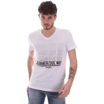 Abbigliamento Uomo T-shirt maniche corte Gaudi 111GU64069 Bianco
