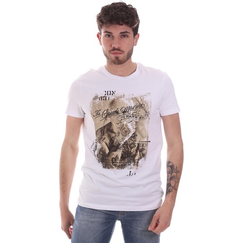 Abbigliamento Uomo T-shirt & Polo Gaudi 111GU64091 Bianco