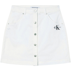 Abbigliamento Donna Gonne Calvin Klein Jeans J20J215720 Bianco