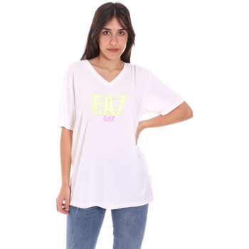 Abbigliamento Donna T-shirt & Polo Ea7 Emporio Armani 3KTT24 TJ1TZ Bianco