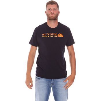 Abbigliamento Uomo T-shirt & Polo Sundek M049TEJ7800 Nero