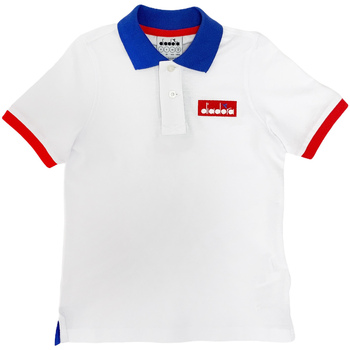Abbigliamento Unisex bambino T-shirt & Polo Diadora 102175907 Bianco