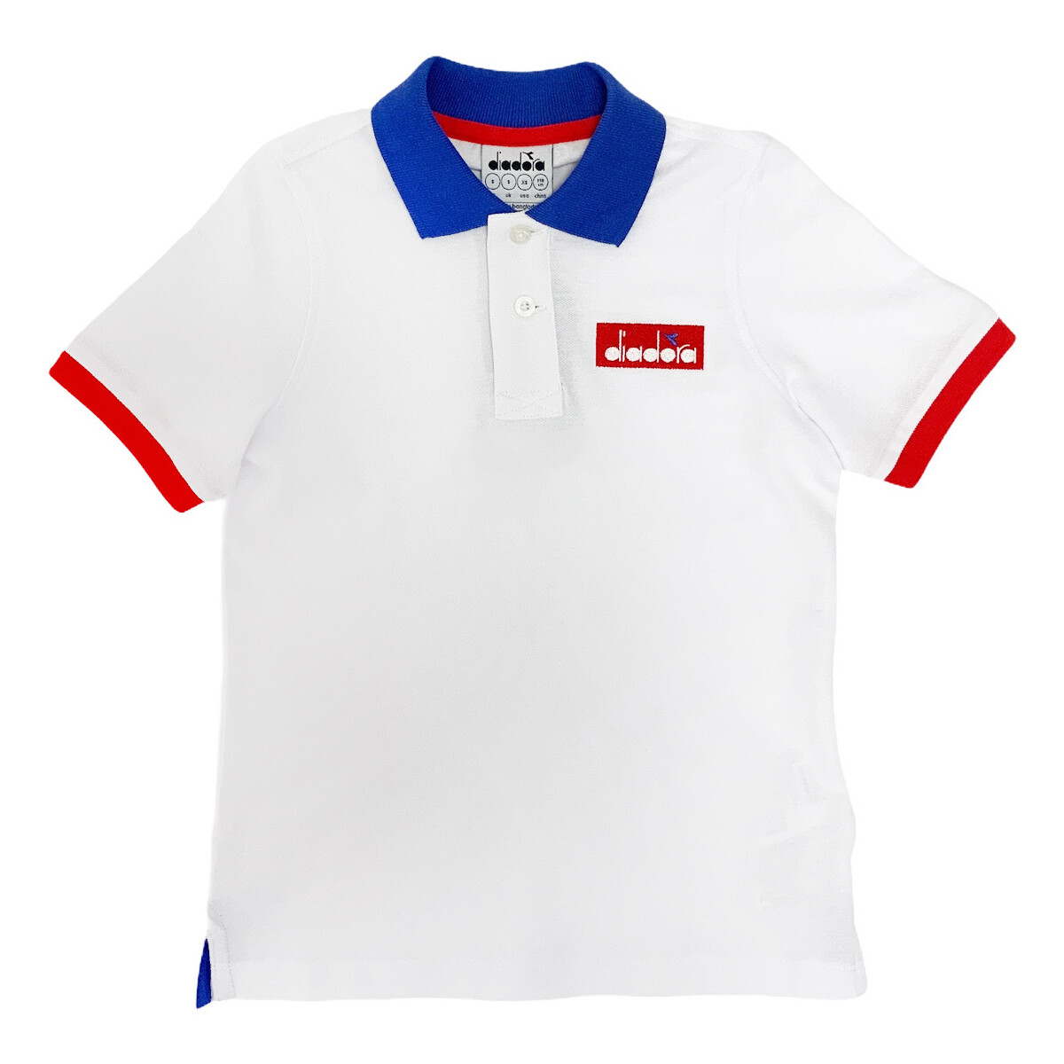 Abbigliamento Unisex bambino T-shirt & Polo Diadora 102175907 Bianco
