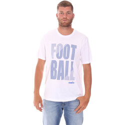 Abbigliamento Uomo T-shirt & Polo Diadora 102175854 Bianco