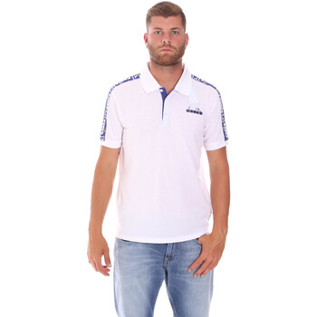 Abbigliamento Uomo T-shirt & Polo Diadora 102175672 Bianco