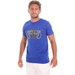Abbigliamento Uomo T-shirt & Polo Roberto Cavalli HST66B Blu